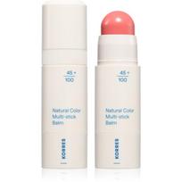 Korres Natural Color Multi-Stick Balm daugiafunkcė makiažo priemonė lūpoms ir veidui atspalvis Petal Pink 4.5 g