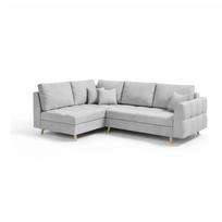 Pilka kampinė sofa (kairysis kampas) Ariella - Ropez