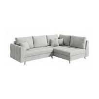 Pilka kampinė sofa (dešinysis kampas) Ariella - Ropez