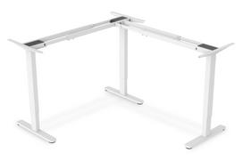 DIGITUS Electric Height Adjustable Desk Frame 3-leg height 124-208cm load 120 kg white
