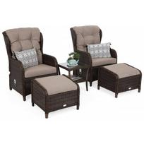 Sodo baldai SOFIJA BROWN MAT / BROWN MELANGE