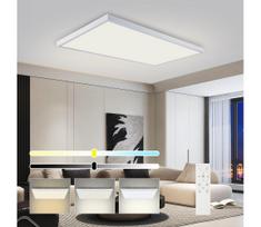 Brilagi-LED Dimeriuojamas vonios šviestuvas FRAME SMART LED/96W/230V IP44 baltas+nuotolinis valdymas