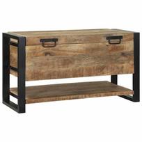 Saugojimo dėžė Ruda 80 x 35 x 45 cm Mango medienos masyvas