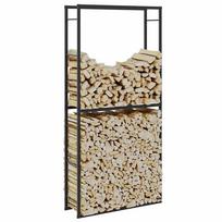 Malkų lentyna Juoda 100x30x209 cm Plienas