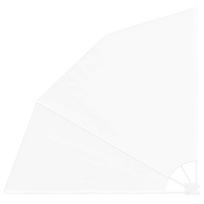 Balkono privatumo ekranas Balta 160 x 160 cm Poliesteris