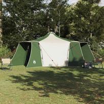 Tipi palapinė Žalia ir smėlio spalvos 492 x 492 x 275 cm