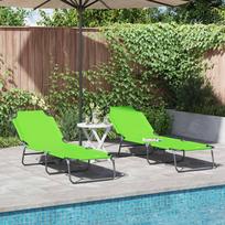 Sulankstomas gultas 2 pcs Žalia 188 x 57 x 86,5 cm Poliesteris