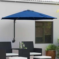 Sodo skėtis Azurblau 248 x 248 x 148 cm Poliesteris ir plienas