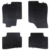 Automobilių kilimėlis 4 pcs Juodas Guma