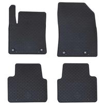 Automobilių kilimėlis 4 pcs Juodas Guma