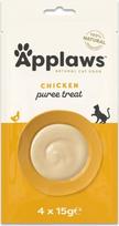 Applaws -  Pure chicken cat snack - 4 x 15 gram