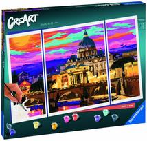 Tapyba pagal skaičius CreArt Sunset in Rome 20238