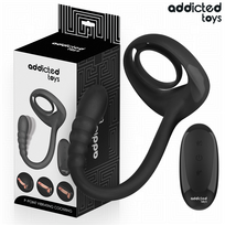 ADDICTED TOYS ADDICTED TOYS - P-SPOT VIBRATING COCK RING REMOTE CONTROL