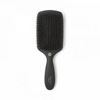 HH Simonsen Paddle Smooth Brush Black plaukų šepetys su natūraliais šereliais