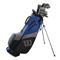 Wilson - 1200 TPX Graphite Golf Package Set with 10 Clubs and Bag - Blue