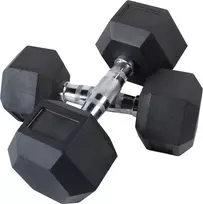 Šešiakampiai hanteliai inSPORTline Hexclusive 8 kg