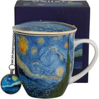 Puodelis su sieteliu Starry Night by Van Gogh, 400 ml