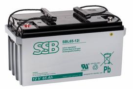 Akumuliatorius SSB SBL 65-12i 12V 65Ah AGM nereikalaujanti priežiūros