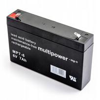 Multipower MP7-6 6V 7Ah AGM Akumuliatorius nereikalaujantis priežiūros