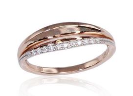 Auksinis žiedas su deimantais Diamond Sky "Babylon V", 17 2.79 g.