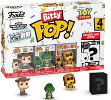 Figūrėlių rinkinys Funko Bitty POP! Žaislų istorija - Vudis, Žaislų istorija Vudis, Šunelis Reksas, 4 dalys