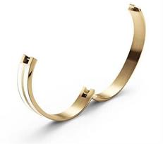 Apyrankė Daniel Wellington Emalie Infinite - balta/auksinė - S
