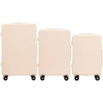 Komplektas 3 Lagaminų Wings Abs+ Bunting Dirty White