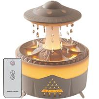 Oro drėkintuvo kvapų difuzoriaus LED lempa UFO formos su nuotolinio valdymo pultu