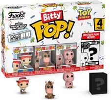 Figūrėlių rinkinys Funko Bitty POP! Žaislų istorija Jessie, Žaislų istorija Bullseye, Hamm 4 dalys