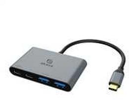 AKASA šakotuvas USB-C su 2x C tipo + 2x A tipo USB 3.2