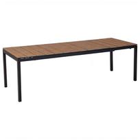 Beliani Išskleidžiamas sodo stalas TOFANE 198/248 cm 90 cm rudas