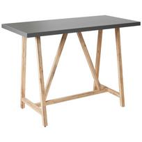Beliani Sodo baro stalas TALAMONE 140 cm 70 cm pilkas