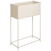Beliani vazonas ant kojų TAPIEN Metalinis 70 cm Kremas
