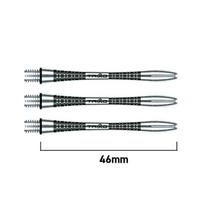 Smiginio strėlyčių koteliai Winmau Triad Aluminium Shafts medium, juodi
