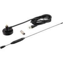 Wentronic Goobay Passive DVB-T2(HD) Zimmerantenne, Schwarz, 1.5 m - 3 dB Antenne zum Empfang von DVB-T/DVB-T2 HD Programmen (67086)