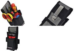 C.K Universal-Werkzeugtasche Magma für Techniker, unbestückt kleine Tasche für Notwerkzeuge, mit 4 Taschen und (MA2724)