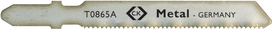 C.K. Stichsägeblatt HSS, für Metall, fein, 5 St. auf Karte T0865A Sägeblatt (T0865A)