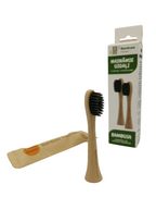 Bambukiniai dantų šepetėlio galvutės Philips Sonicare šepečiams 2 vnt