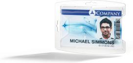 Durable reXycle -ID- card holder for one card, clear, 10 pieces (895119)