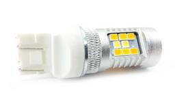 Led lemputė MotoLEDy 7443, W21/5W LED-pirn 7443 12V 2000lm CANBUS TWO-COLOR, valge ja oranž