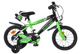 Vaikiškas dviratis Volare Sportivo, 14", žalias/juodas