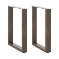 Valgomojo stalo kojelės, u formos, 2 vnt., 60x(72-73)cm