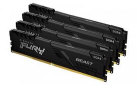 KINGSTON 128GB 3200MHz DDR4 CL16 DIMM Kit of 4 FURY Beast Black