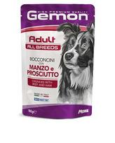 Gemon Adult konservai šunims su jautiena ir kumpiu, 24x100 g