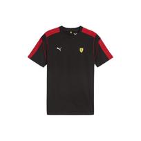 Puma Ferrari Racing Series Small Logo Print Casual Crew Neck Short Sleeve Breathable T-Shirt Men Tops Black 623811-01 S