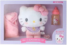 Hello Kitty kūdikio pliušinis žaislas Priežiūros rinkinys Personažo prekės Sanrio Oficialus Japonija