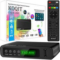 Europa H.265 DVB-T2 DVB-C TV Dekoderis HD 1080P Mini TV Tiuneris HEVC 10Bit FM Skaitmeninis Antžeminis Imtuvas Palaiko WiFi