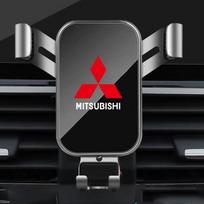 Automobilio telefono laikiklis į oro ventiliacijos angą Mobilus GPS stovas Išmaniojo telefono laikiklis Mitsubishi Outlander Lancer 9 X EX ASX Pajero L2 Colt Eclipse juoda