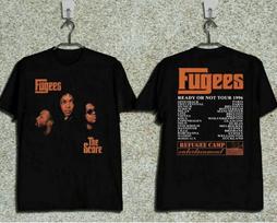 Naujas 1996 m. Fugees The Score Ready Or Not Koncertinis Turas Marškinėliai T Marškinėliai Unisex Marškinėliai M gray