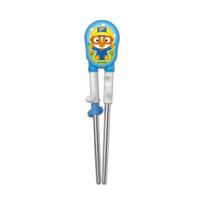 Edison Pororo Stainless Steel Stage 2 Learning Chopsticks for Kids (Right Hand) Pororo(Right Hand)